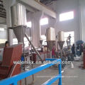 ce certificated effective wood plastic composite granules making machine